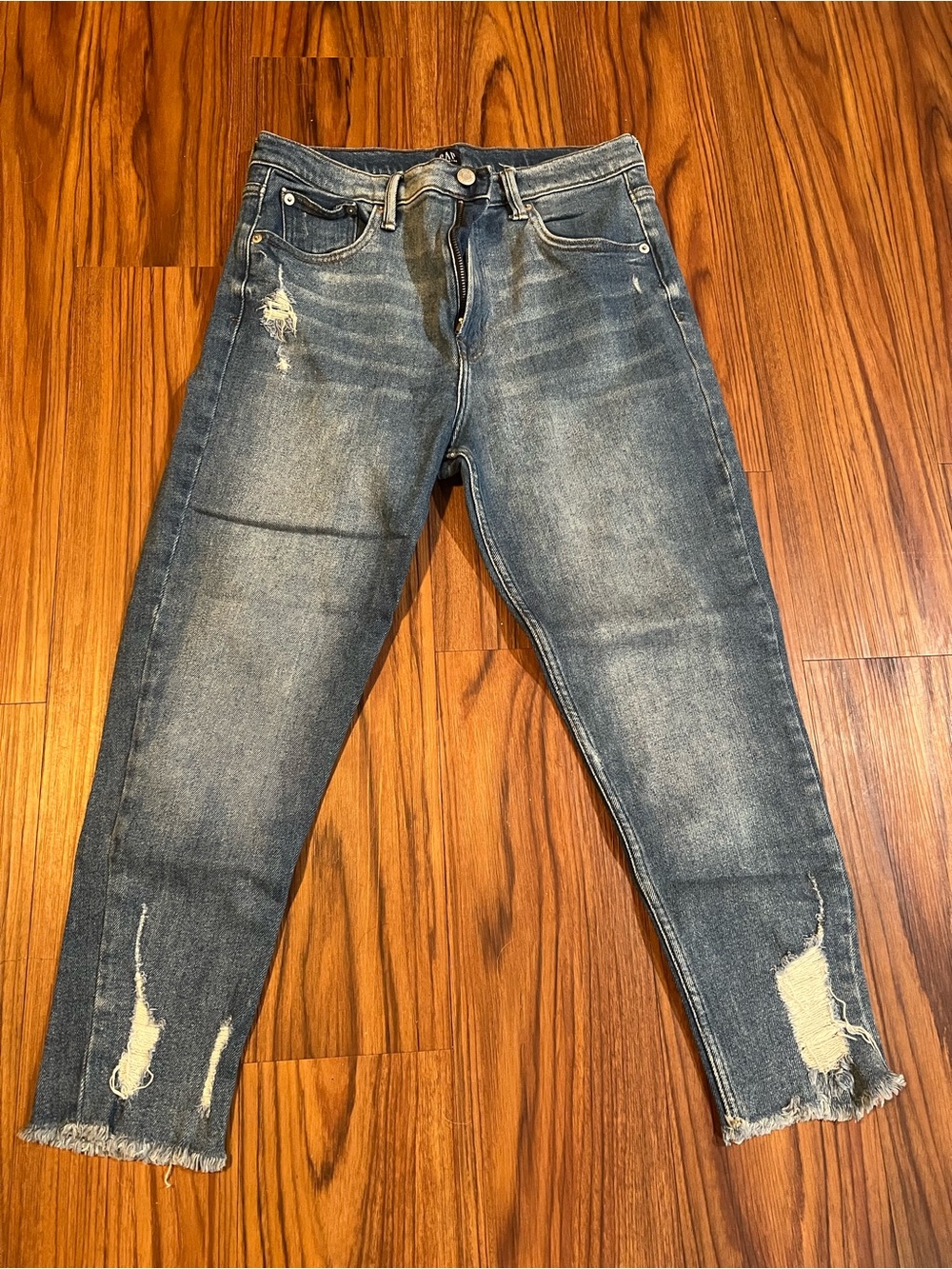 Women’s GAP Distressed Blue Washed Jeans